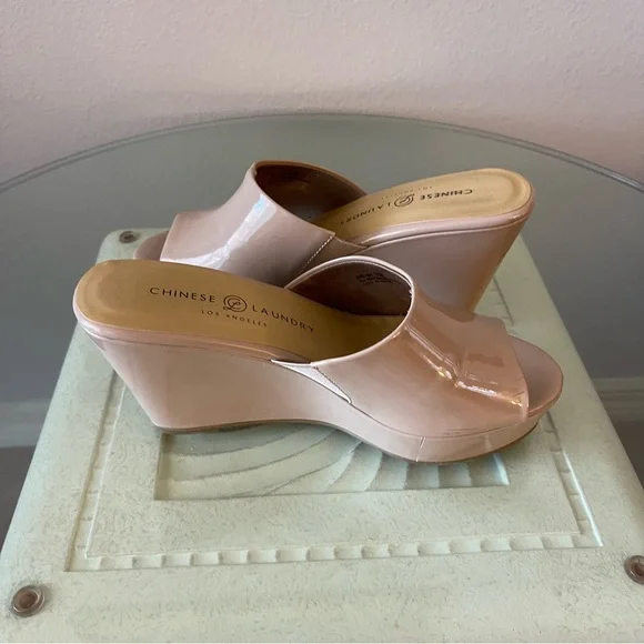 Chinese Laundry Mule Shoes Naked Color SZ 7 - Picture 2 of 10